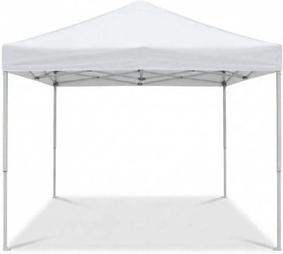 Professionele Pop-up Partytent 3x3m - Luxe Vouwtent - Waterdicht & UV-bestendig - Versterkt Stalen Frame met Topventilatie - Inclusief Verrijdbare Draagtas & Zandzakken - Wit