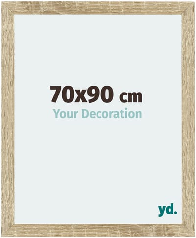 Your Decoration - Fotolijst 70x90 cm - MDF - Sonoma Eiken - Mura