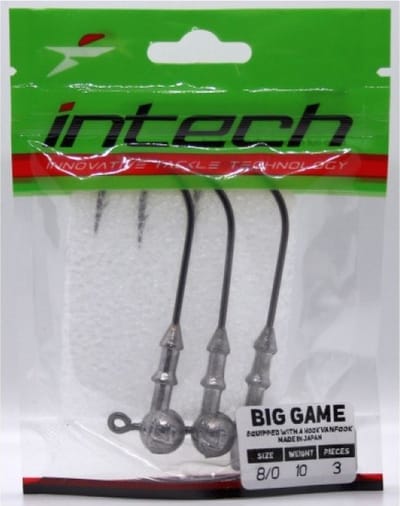 BIG GAME Puncher Jighead #6/0 - 14g - 4 stuks - Loodkop voor Roofvissen - voor grote Shads & Softbaits