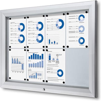 Vergrendelbaar Notitiebord Outdoor SCT 8 X A4 - Syna SCT8XA4PH - Horeca & Professioneel