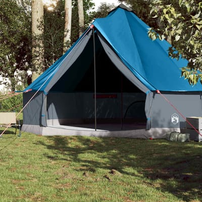 vidaXL - Tipitent - voor - gezin - 10-persoons - waterdicht - blauw