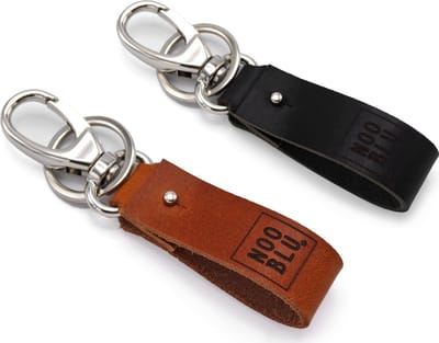 NOOBLU KEY SLING Clip-on sleutelhanger - Cognac