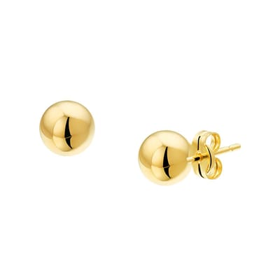 oorknoppen bol 14K geelgoud 4008752