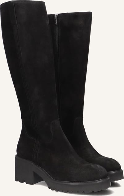 BLASZ Evs-5014 Laarzen - Suède - Dames - Zwart - Maat 42