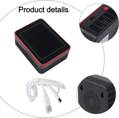 Luchtkwaliteit Monitor - Gasdetector Apparaat - Binnenmilieu Controleren - 18-in-1 Functies - 2.8 Inch Display - Zwart