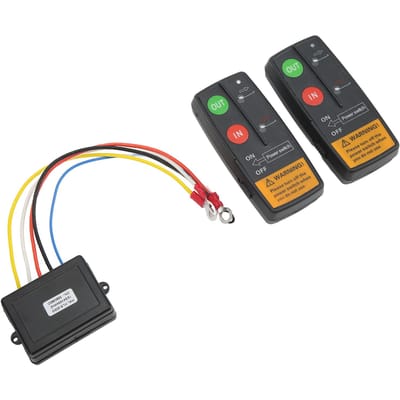 Draadloze Lier Afstandsbedieningskit 75ft Bereik 12V 24V Hoge Gevoeligheid Universeel voor Auto ATV Vrachtwagen