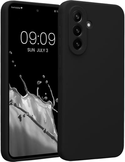 kwmobile telefoonhoesje geschikt voor Samsung Galaxy A37 5G - TPU backcover met siliconen coating - Smartphone case in zwart