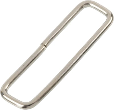 Set van 12 Zilverkleurige Rechthoekige Metalen Gespen voor Tassen en Riemen