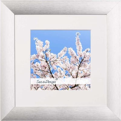 SecaDesign Lumi Pro Fotolijst - 13x13 / 9x9 cm - Zilver - Aluminium