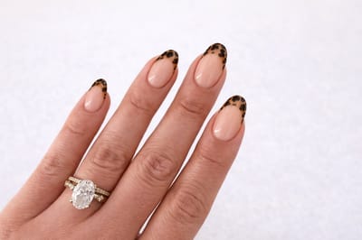 Lumière couture ® - Plaknagels - panter- press on nails - kunstnagels - korte plak nagels - nepnagels- nagelset- zelfklevende nagels- zonder lijm - fake nails