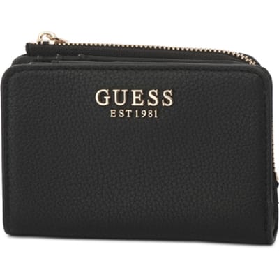 GUESS portemonnee Melody SLG Zip Around Card Case Black zwart