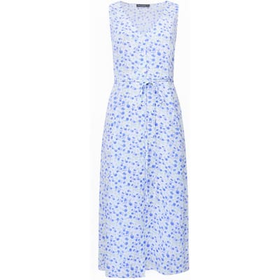 French Connection Camille V-neck Sleeveless Dress Summer White Size: 6 | Midi Dresses Outlet | Dames | Wit