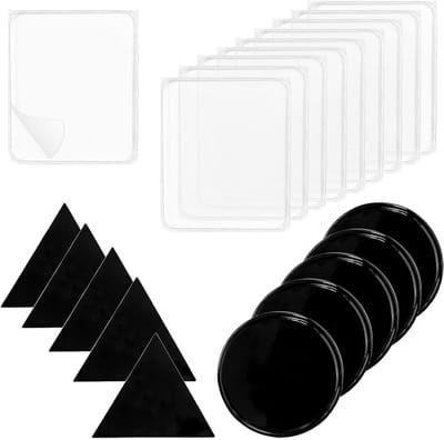 20 stuks Herbruikbare Super Sticky Gripping Pads - Siliconen Antislip Pad voor Auto - Wasbaar en Mobiel - Anti Slip Gel Pad voor Water Cup en Handdoek