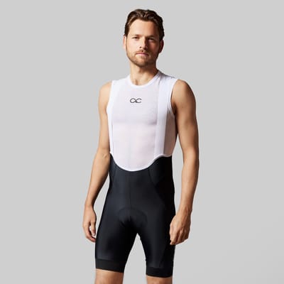 Acelera Essential Fietsbroek Heren met Zeem - Wielrenbroek - Wielerbroek - Mountainbike - Fietsshort - Spinning - Fietskleding - Koersbroek - Kort - Bretels - Maat S