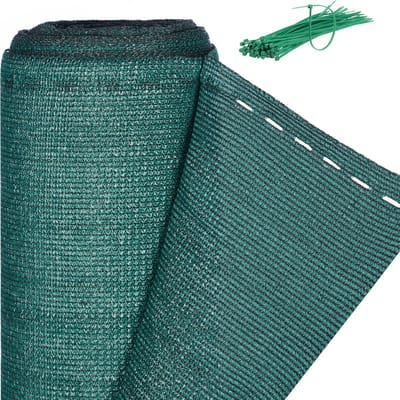 zichtbreeknet - 1,2 x 6 m - HDPE - weerbestendig - groen