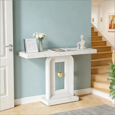 FloraGrace Bijzettafel - Ruimtebesparend Met Meerdere Planken - Voor Woonkamer En Hal - Metaal En Hout - Bruin