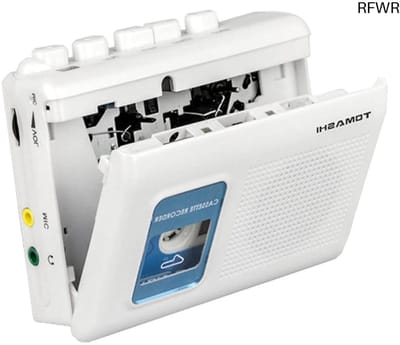 RFWR® Draagbare Cassettespeler en Tape Recorder met Ingebouwde Luidspreker en Microfoon