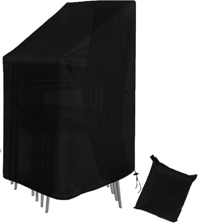 Dailygoods- Beschermhoes Waterdicht - Tuinstoelen - UV-bestendig - 420D Oxford - 75 x 75 x 120 cm - Duurzaam materiaal - Tuinstoelhoes