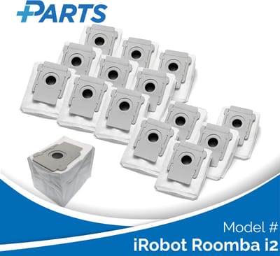iRobot Roomba i2 Stofzakken (15 Stuks, Plus.Parts® alternatief voor 4626194 / 4640235)