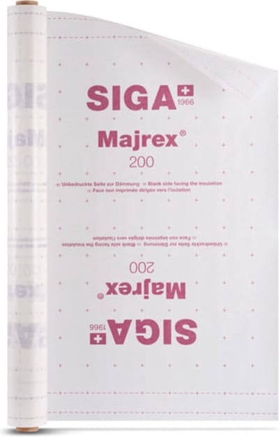 Siga Majrex 200 - 1,50 m x 50m - 75m2 - Extra bescherming bij hoge vochtigheid - Gecontroleerde vochtafvoer