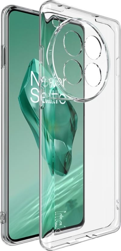 IMAK Hoesje - Geschikt voor OnePlus 12 Hoesje - IMAK TPU Back Cover - Transparant