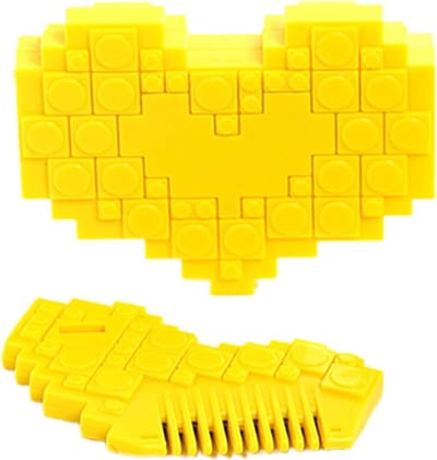 Splijtend Haar Trimmer - Haar Onderhoud Set - Persoonlijke Verzorging - Compact Inclusief Spiegel - 8.2 x 6.2 cm - Hartvorm