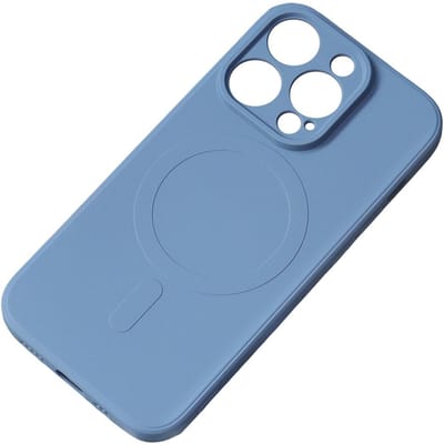 Hurtel Silicone Case - Hoesje voor Mobiele Telefoon - iPhone 15 Pro Max - Granatowe - Met MagSafe
