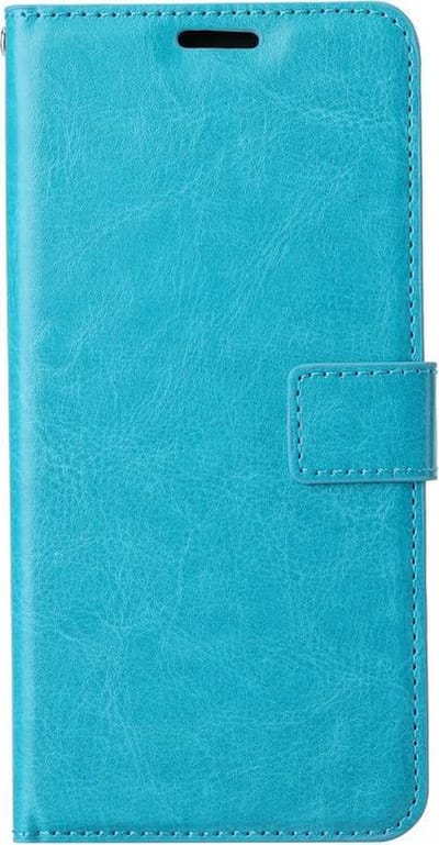 Bookcase Geschikt voor: Motorola Moto E7i Power - Turquoise - portemonnee hoesje
