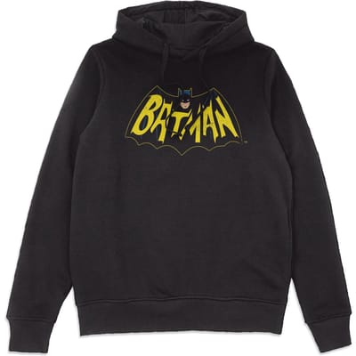 Batman '66 Vintage Blk Hoodie - Black - XL