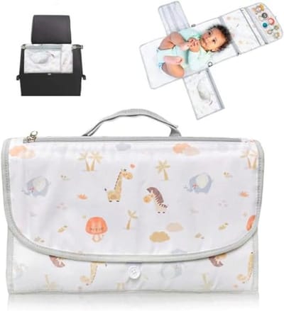 Draagbare Aankleedmat XL - Opvouwbaar & Waterdicht - Ideaal voor Babyartikelen - Perfect Cadeau voor Pasgeborenen
