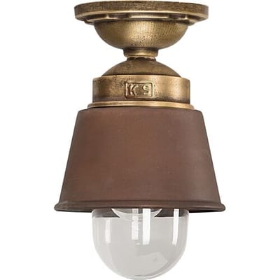KS Verlichting Kostas Brass Plafondlamp Koper