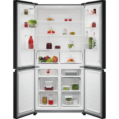 AEG 6000 TwinTech® NoFrost - Koel/vrieskast vrijstaand 190 cm Black VCM OM7MR601DB