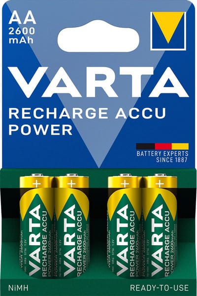 Varta Ready2Use 5716 - AA oplaadbare batterijen - 2600 mAh - 4 stuks