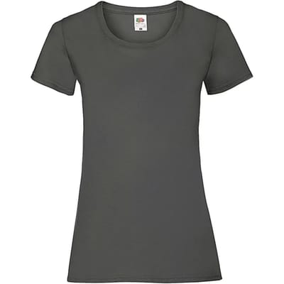 Dames-T-shirt Fruit of the Loom Valueweight