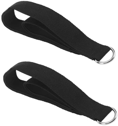 Dailygoods- Pilates-riemen met Dubbele Lus - Fitnessbanden/Weerstandsbanden - Antislip - Verstelbare Lengte - Duurzaam - Ideaal voor Thuis/Sportschool