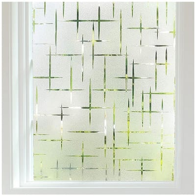 Dailygoods- Raamfolie Anti Inkijk - Statisch Zelfklevend - Verduisterend - UV-Bescherming - Herbruikbaar - 60x400 cm - Raamstickers