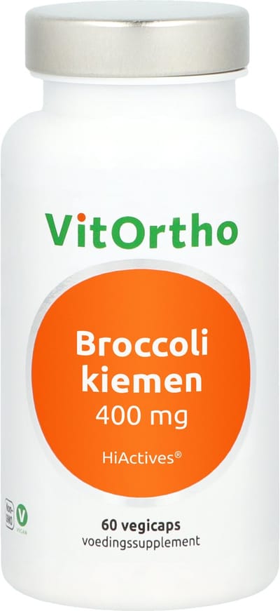 VitOrtho Broccolikiemen 400 mg - 60 capsules - Groentepreparaat