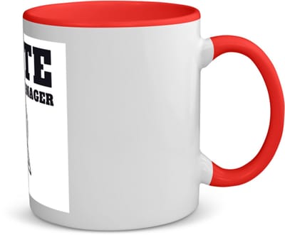 Akyol - beste accountmanager koffiemok - theemok - rood - Beste accountmanager - collega - welkom - afscheid - 350 ML inhoud