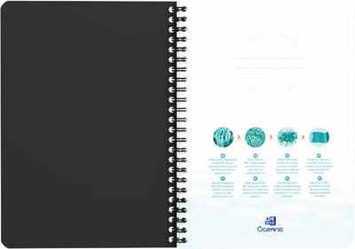 Oxford Office spiraalboek 'Oceanis', DIN A4, PP, geruit