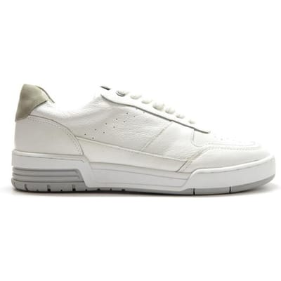 PS Poelman - Maat 43 - KEVIN Heren Sneakers - Wit met combinatie