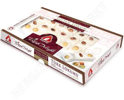 Avsarlar Sultan Lokum Gemengd 350g – Turks Fruit met Pistache & Hazelnoot | Luxe Traditioneel Turks Snoep | Premium Dessert & Cadeau