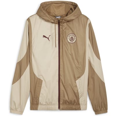 Puma Heren Manchester City Woven Jas (Zand)