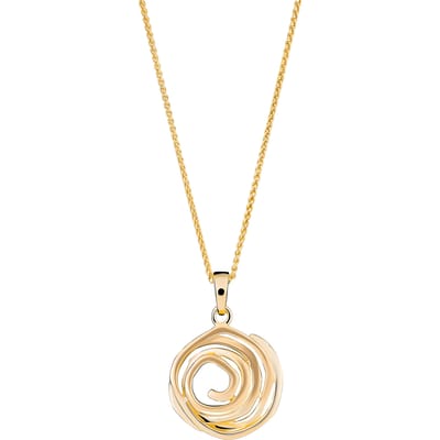 Orphelia 'Apolline' Dames 925 Sterling Zilveren Ketting met Hanger - Goud ZH-7500/G