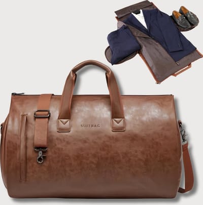 SuitBag - Reistas - Weekendtas - Handbagage - Zakenreis - Werktas - Bruin