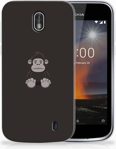 Nokia 1 Telefoonhoesje met Naam Gorilla