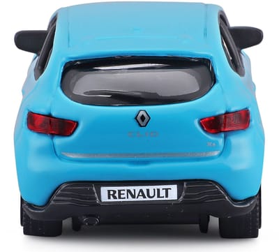 Bburago Renault Clio - Modelauto - Schaal 1:43 - Licht Blauw