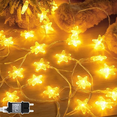 15 meter 100 LED Sfeerverlichting Warm Wit met 6 Uur Timer - Waterdicht IP65 voor Kerst, Bruiloft en Tuin Decoratie