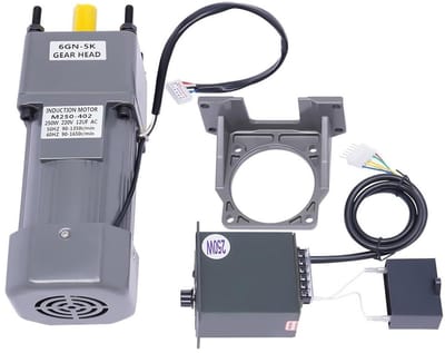 250W Traploos Regelbare Transmissiemotor 220V - Snelheidsregeling 0-270 TPM