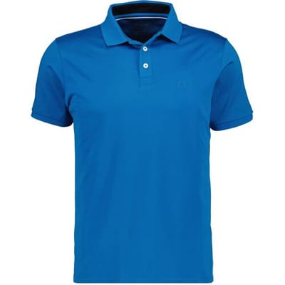 Ragman Polo Piqué Uni Keep Dry Finish Ocean Blue / male