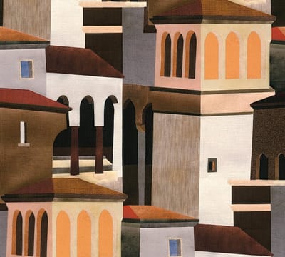 ARCHITECTONISCH BEHANG | Mediterrane stijl - Beige Bruin Rood Grijs - A.S. Création Pintwalls III